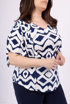 Picture of CURVY GIRL JAPANESE BLOUSE